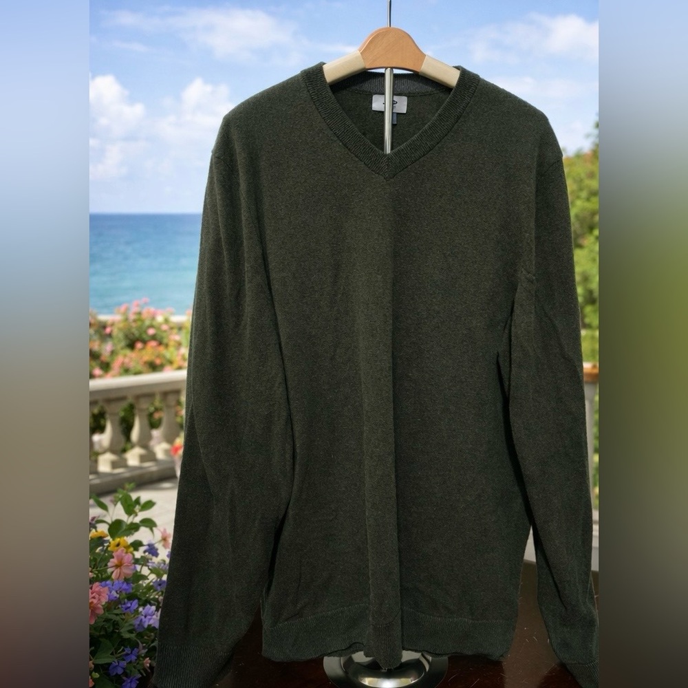 Men’s Old Navy Green V-Neck Sweater Size Large